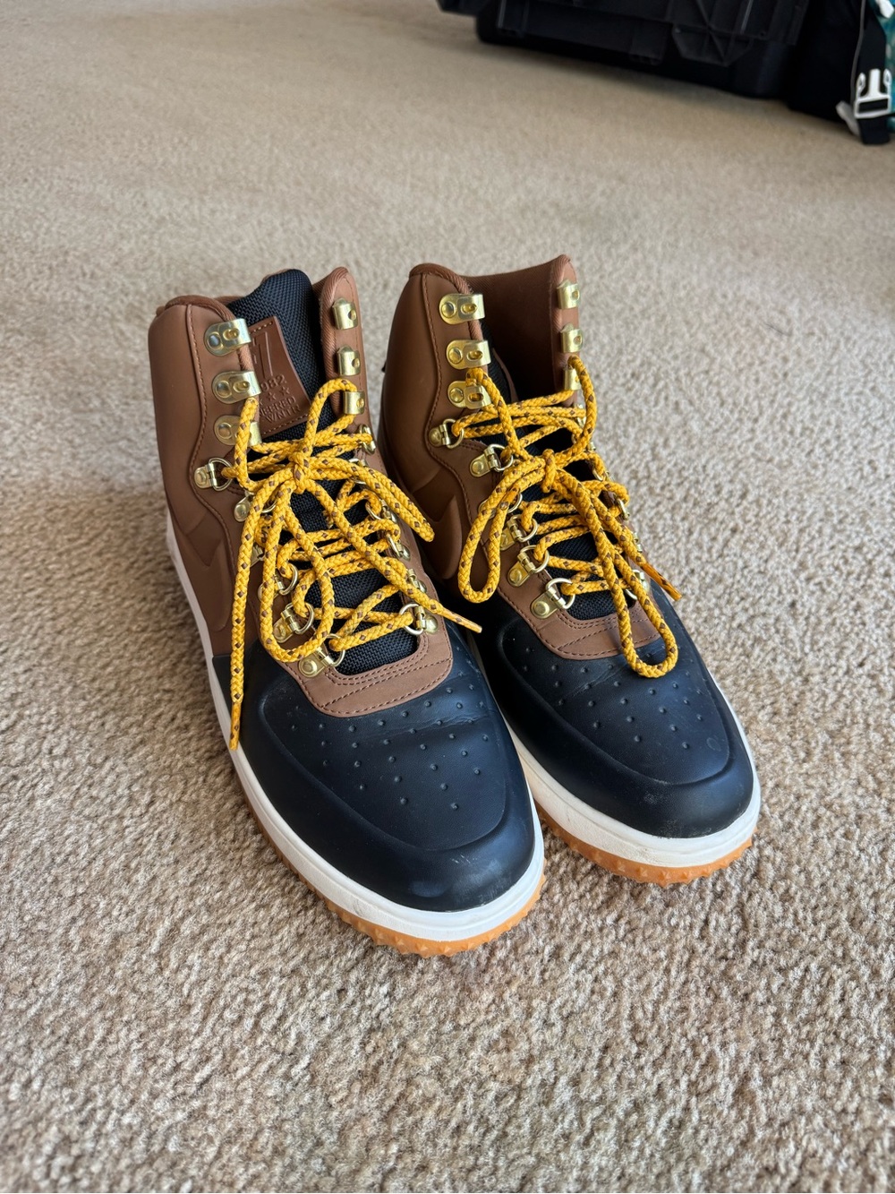 Nike Lunar Force 1 Duckboot Tan Black Men's 10.5